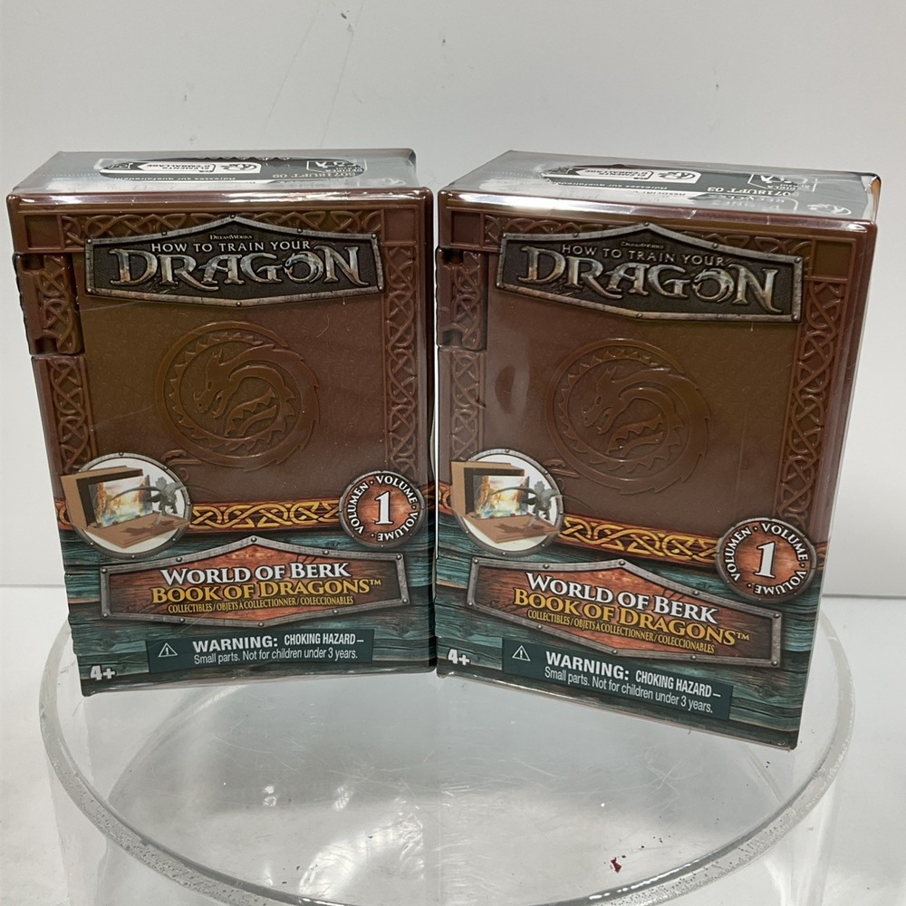 Lot Of 2: How To Train Your Dragon World of Berk Book of Dragons Blind Box Vol 1